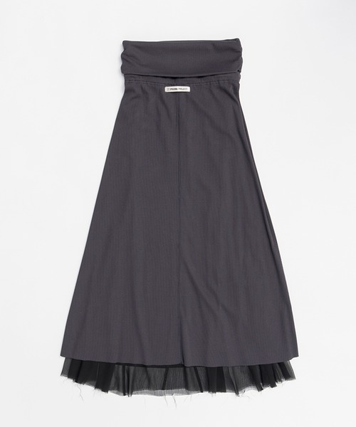 PRANKPROJECT プランクプロジェクト　キュロットスカート 4wayリブマキシスカート / 4way Ribbed Maxi Skirt（スカート）｜PRANK