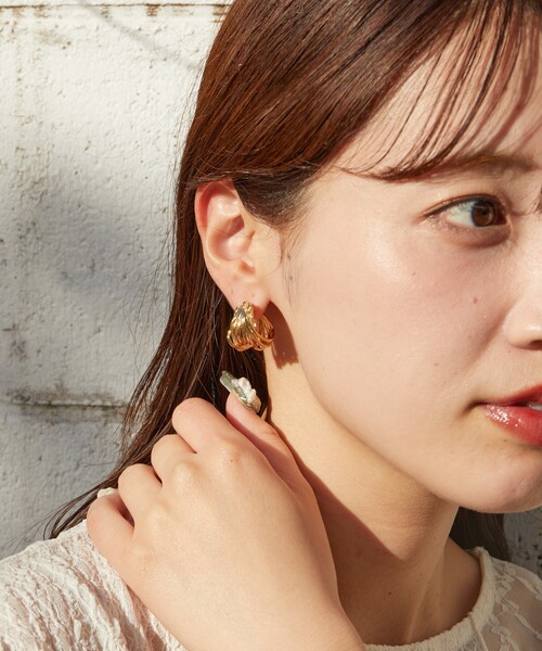 ピアス レディース フープピアス 両耳用 リングピアス ゴールド