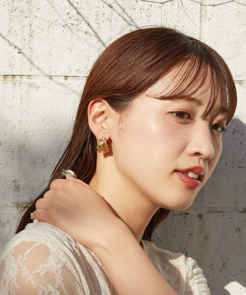 FREAK'S STORE(フリークスストア)の「限定展開 ボリュームフープピアス(ピアス(両耳用)・レディース・ゴールド/シルバー・ONE SIZE)」の8枚目の写真
