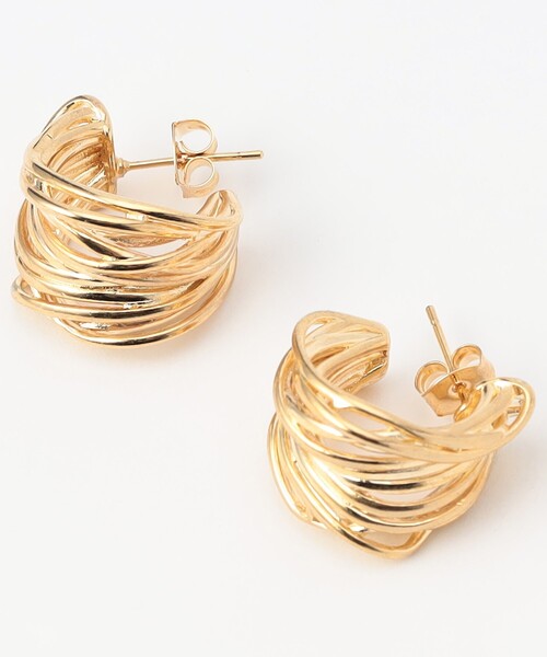 FREAK'S STORE(フリークスストア)の「限定展開 ボリュームフープピアス(ピアス(両耳用)・レディース・ゴールド/シルバー・ONE SIZE)」の10枚目の写真
