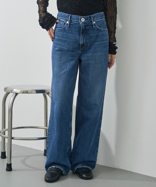 upperhights（アッパーハイツ）の「【upper hights】THE NIECE MID-RISE（デニムパンツ・レディース・インディゴブルー/ライトブルー/ブルー/グレー/ブラウン/スミクロ/ベージュ/ライトベージュ/ダークインディゴブルー/ダークブラウン・21inch/24inch/25inch/22inch/23inch）」の10枚目の写真
