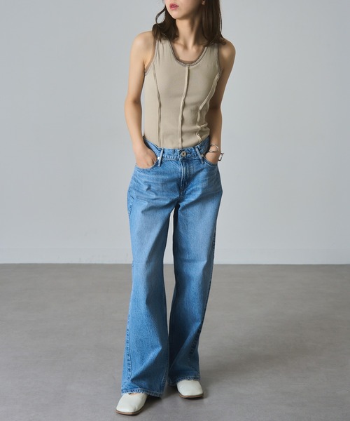 upper hights】THE NIECE MID-RISE（デニムパンツ