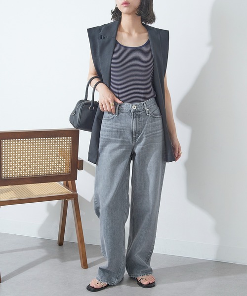 【The Mannei】 Mid-riseレザーパンツ upper hights（アッパーハイツ）｜THE NIECE MID-RISEアイテムの