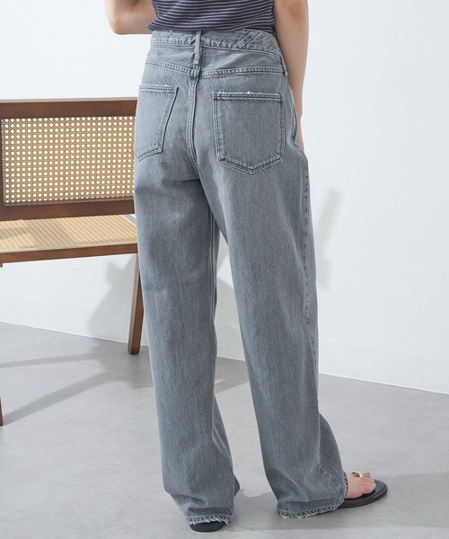 【The Mannei】 Mid-riseレザーパンツ upper hights/アッパーハイツ】THE NIECE MID-RISE ミッドライズ
