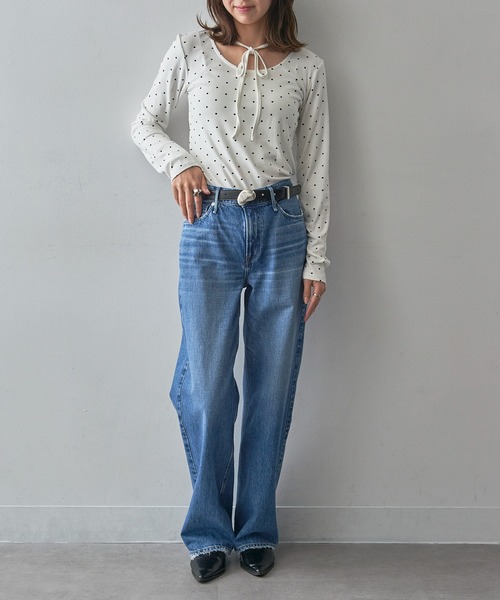 upper hights】THE NIECE MID-RISE（デニムパンツ）｜upperhights