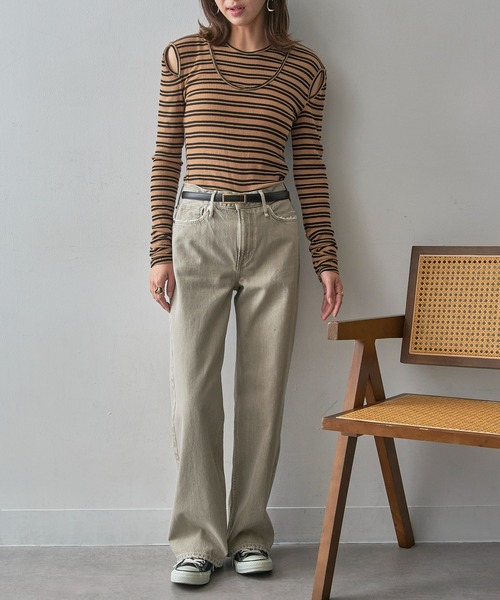 セール】【upper hights】THE NIECE MID-RISE（デニムパンツ