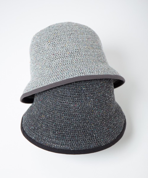 INDIETRO ASSOCIATION(インディエトロアソシエーション)の「Knit Metro Hat / ニットメトロハット(ハット・メンズ・グレー/チャコールグレー・FREE)」の4枚目の写真