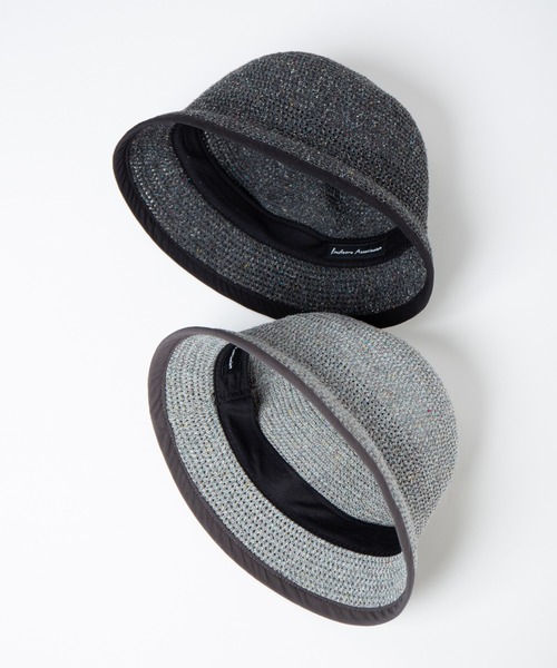 INDIETRO ASSOCIATION(インディエトロアソシエーション)の「Knit Metro Hat / ニットメトロハット(ハット・メンズ・グレー/チャコールグレー・FREE)」の8枚目の写真