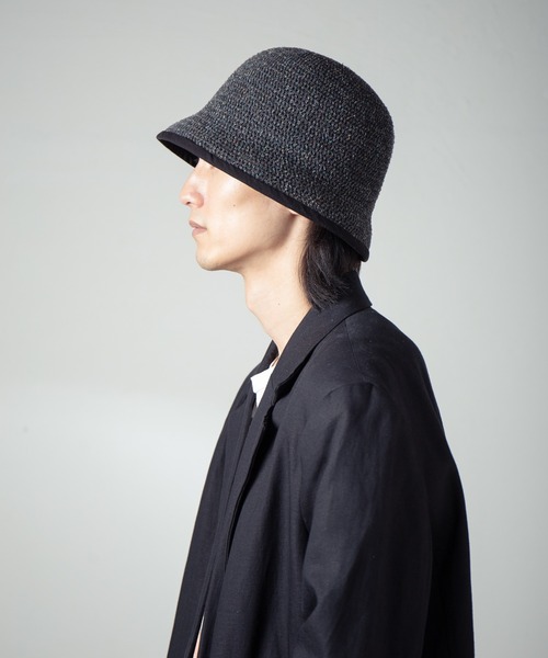 INDIETRO ASSOCIATION(インディエトロアソシエーション)の「Knit Metro Hat / ニットメトロハット(ハット・メンズ・グレー/チャコールグレー・FREE)」の19枚目の写真