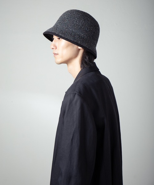INDIETRO ASSOCIATION(インディエトロアソシエーション)の「Knit Metro Hat / ニットメトロハット(ハット・メンズ・グレー/チャコールグレー・FREE)」の20枚目の写真