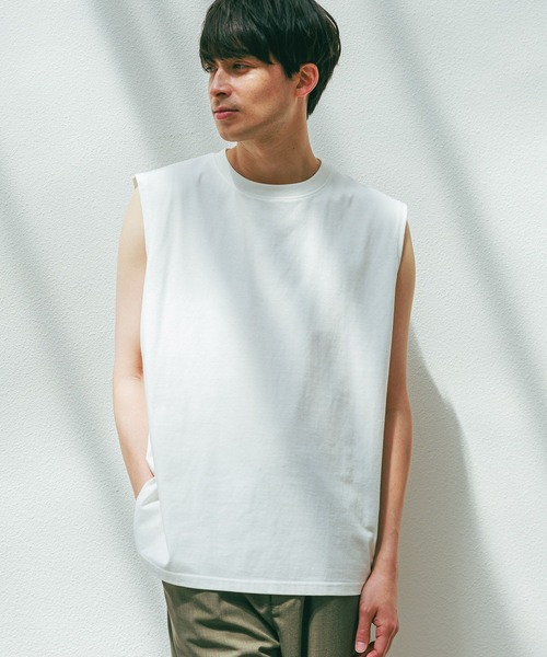 LAKOLE(ラコレ)の「ノースリーブカットソー / 283532(Tシャツ/カットソー・メンズ・ホワイト/ブラック/グレー・X-LARGE/MEDIUM/LARGE)」の2枚目の写真