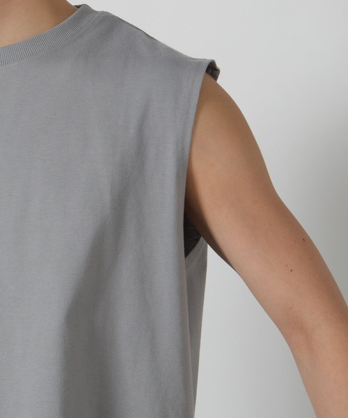 LAKOLE(ラコレ)の「ノースリーブカットソー / 283532(Tシャツ/カットソー・メンズ・ホワイト/ブラック/グレー・X-LARGE/MEDIUM/LARGE)」の21枚目の写真