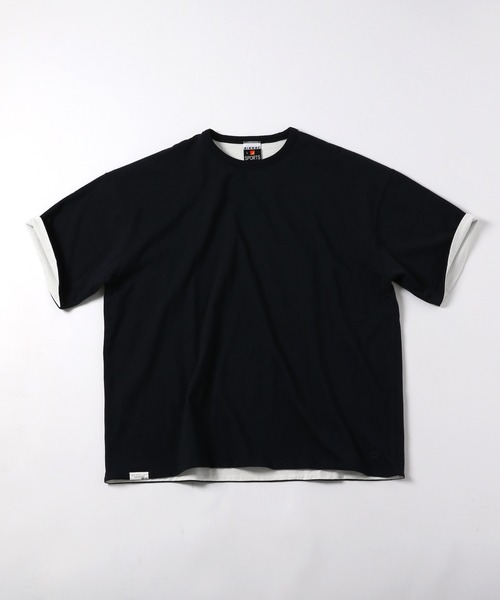 SIGNAL SPORTS（シグナルスポーツ）の「【SIGNAL SPORTS】リバーシブル/オーバーサイズTシャツ【セットアップ対応】（Tシャツ/カットソー・メンズ・ホワイト/ネイビー/ワインレッド・MEDIUM/LARGE）」の3枚目の写真