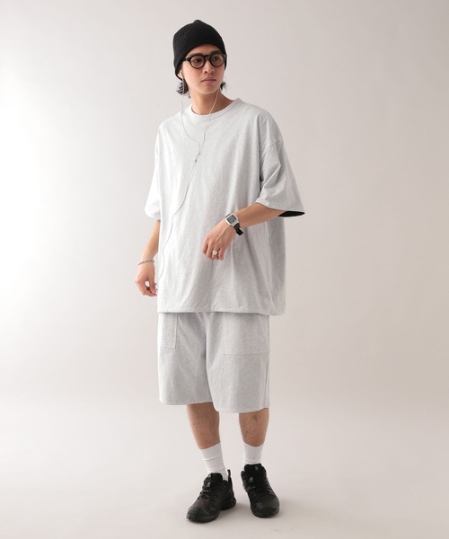 SIGNAL SPORTS（シグナルスポーツ）の「【SIGNAL SPORTS】リバーシブル/オーバーサイズTシャツ【セットアップ対応】（Tシャツ/カットソー・メンズ・ホワイト/ネイビー/ワインレッド・MEDIUM/LARGE）」の5枚目の写真