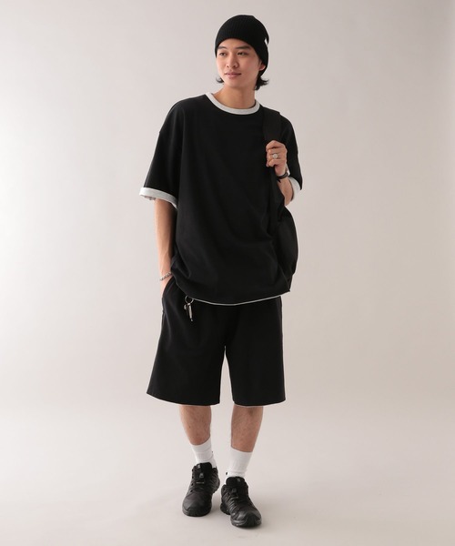 SIGNAL SPORTS（シグナルスポーツ）の「【SIGNAL SPORTS】リバーシブル/オーバーサイズTシャツ【セットアップ対応】（Tシャツ/カットソー・メンズ・ホワイト/ネイビー/ワインレッド・MEDIUM/LARGE）」の8枚目の写真