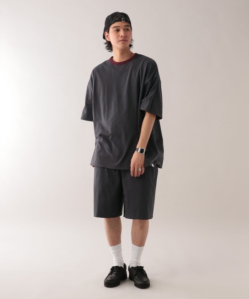 SIGNAL SPORTS（シグナルスポーツ）の「【SIGNAL SPORTS】リバーシブル/オーバーサイズTシャツ【セットアップ対応】（Tシャツ/カットソー・メンズ・ホワイト/ネイビー/ワインレッド・MEDIUM/LARGE）」の14枚目の写真