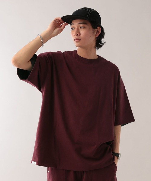 SIGNAL SPORTS（シグナルスポーツ）の「【SIGNAL SPORTS】リバーシブル/オーバーサイズTシャツ【セットアップ対応】（Tシャツ/カットソー・メンズ・ホワイト/ネイビー/ワインレッド・MEDIUM/LARGE）」の15枚目の写真