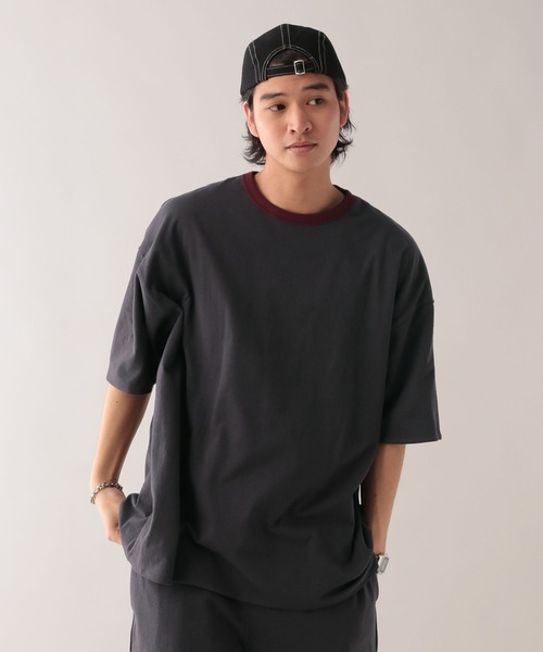 SIGNAL SPORTS（シグナルスポーツ）の「【SIGNAL SPORTS】リバーシブル/オーバーサイズTシャツ【セットアップ対応】（Tシャツ/カットソー・メンズ・ホワイト/ネイビー/ワインレッド・MEDIUM/LARGE）」の18枚目の写真