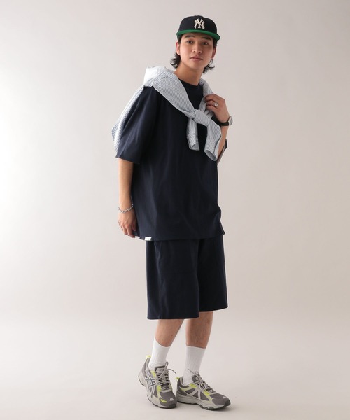 SIGNAL SPORTS（シグナルスポーツ）の「【SIGNAL SPORTS】リバーシブル/オーバーサイズTシャツ【セットアップ対応】（Tシャツ/カットソー・メンズ・ホワイト/ネイビー/ワインレッド・MEDIUM/LARGE）」の20枚目の写真