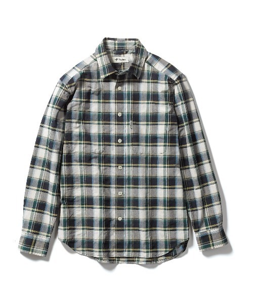 Foxfire(フォックスファイヤー)の「Cシールドプレザントシャツ(シャツ/ブラウス・メンズ・グリーン/コバルトブルー・S/M/L/XL)」の2枚目の写真