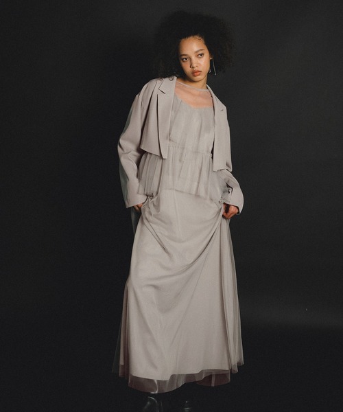 Frourish blouse setup dress（ドレス）｜et.UNiVER（エトユニベール