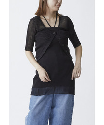 NEPLA.（ネプラ）の「＜NEPLA. (ネプラ)＞ シアーリブニット 3WAYベアトップワンピース（ドレス）」