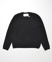 グラフ チェック クルーナックニット/Graph check Knit Crew-neck