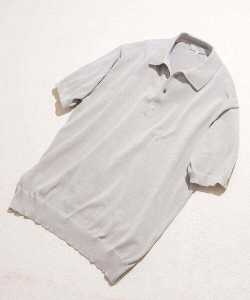 URBAN RESEARCH ROSSO MEN（アーバンリサーチロッソメン）の「『UR TECH ひやサラクール』AIRDRYリラックスポロ（ポロシャツ・メンズ・ネイビー/ライトグレー/チャコールグレー/カーキ・MEDIUM/LARGE）」の16枚目の写真