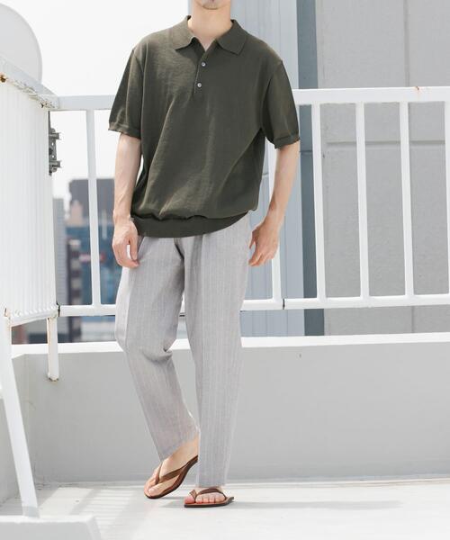 URBAN RESEARCH ROSSO MEN（アーバンリサーチロッソメン）の「『UR TECH ひやサラクール』AIRDRYリラックスポロ（ポロシャツ・メンズ・ネイビー/ライトグレー/チャコールグレー/カーキ・MEDIUM/LARGE）」の22枚目の写真