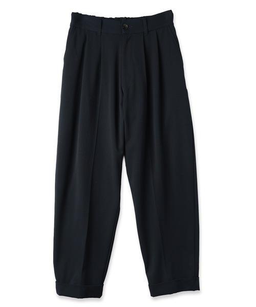 RYU(リュー)の「gabardine two-tuck slacks(スラックス・メンズ・ダークネイビー/ダークグレー・1/2/4)」の16枚目の写真