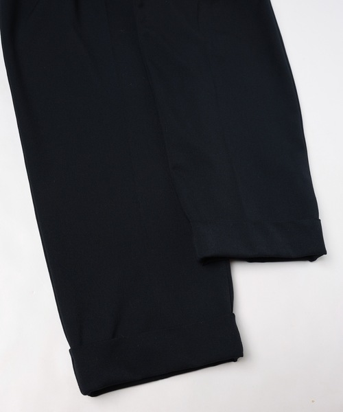 RYU(リュー)の「gabardine two-tuck slacks(スラックス・メンズ・ダークネイビー/ダークグレー・1/2/4)」の20枚目の写真