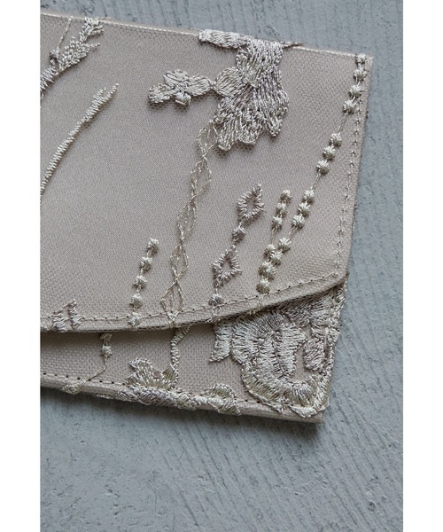 niana(ニアナ)の「サテン刺繍レース袱紗 結婚式 披露宴 パーティー オケージョン 帛紗 ふくさ フクサ 折りたたみ コンパクト 花柄 フラワー(その他小物・レディース・ベージュ/ブラック・FREE)」の10枚目の写真