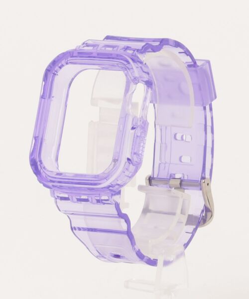 Fun & Daily（ファンアンドデイリー）の「Clear Color TPU Apple Watch Case&Band（デジタル腕時計・メンズ・クリア/ブルー/ブラック/オレンジ/パープル/グリーン/ブラック系その他・B/A）」の6枚目の写真