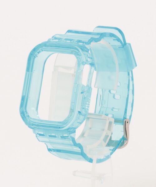 Fun & Daily（ファンアンドデイリー）の「Clear Color TPU Apple Watch Case&Band（デジタル腕時計・メンズ・クリア/ブルー/ブラック/オレンジ/パープル/グリーン/ブラック系その他・B/A）」の5枚目の写真