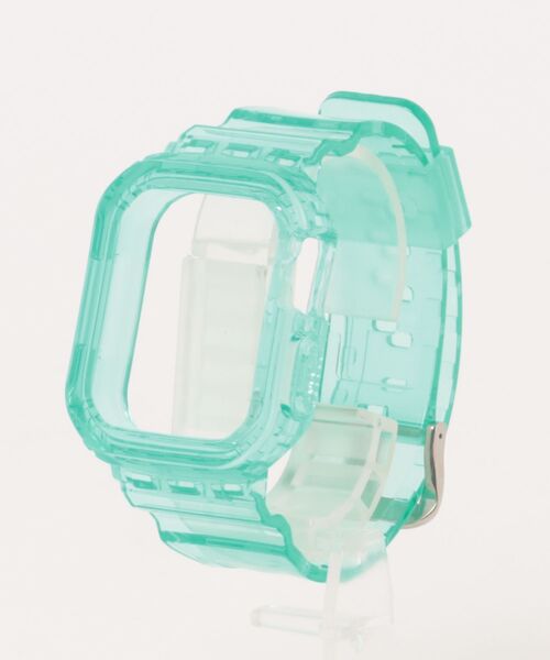 Fun & Daily（ファンアンドデイリー）の「Clear Color TPU Apple Watch Case&Band（デジタル腕時計・メンズ・クリア/ブルー/ブラック/オレンジ/パープル/グリーン/ブラック系その他・B/A）」の4枚目の写真