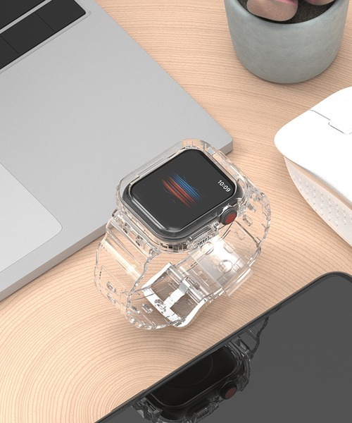 Fun & Daily（ファンアンドデイリー）の「Clear Color TPU Apple Watch Case&Band（デジタル腕時計・メンズ・クリア/ブルー/ブラック/オレンジ/パープル/グリーン/ブラック系その他・B/A）」の11枚目の写真