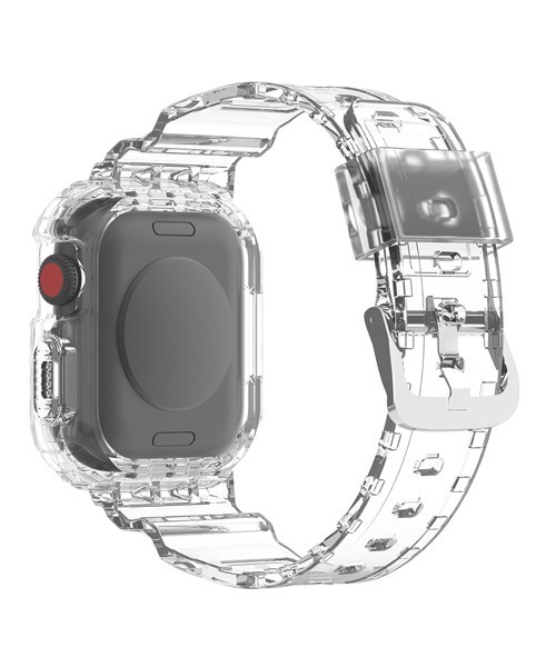 Fun & Daily（ファンアンドデイリー）の「Clear Color TPU Apple Watch Case&Band（デジタル腕時計・メンズ・クリア/ブルー/ブラック/オレンジ/パープル/グリーン/ブラック系その他・B/A）」の10枚目の写真