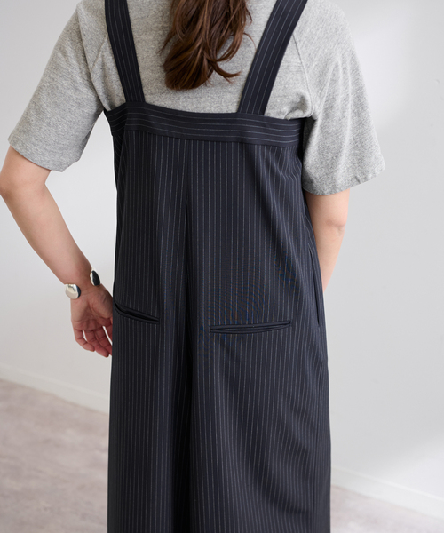 FRAMeWORK LINEN-TERRYサロペット　新品 メール便無料】 LINEN-TERRYサロペット（サロペット