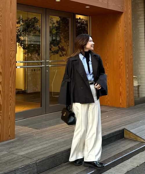 RANCLIC（ランクリック）の「ベルスリーブショートトレンチコート