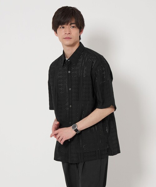 新品タグ付　Arpege story エンブロイダリー半袖ブラウス 2025 エンブロイダリー半袖ブラウス | シャツ・ブラウス | Arpege