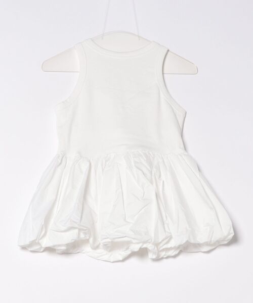 pufe(ピュフェ)の「【カップ付き/ドッキング/ペプラム】【pufe】カップ付きバルーンタンクトップ ノースリーブ バイカラー ブラトップ 重ね着(タンクトップ・レディース・ブラック/ブラック×ホワイト/ホワイト・ONE)」の16枚目の写真