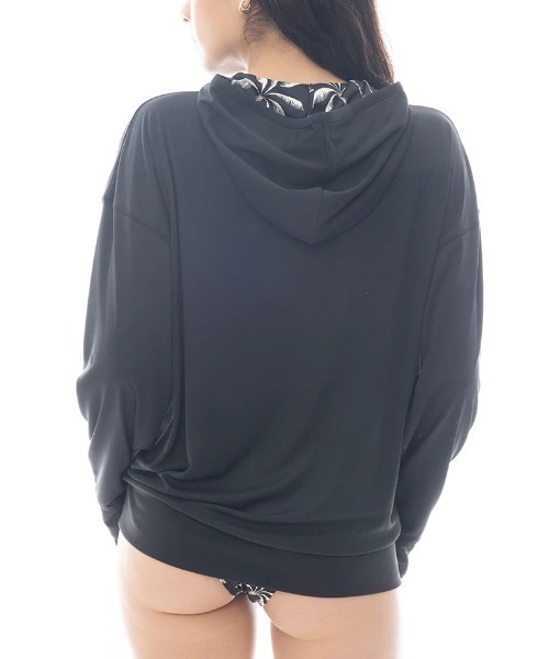 BILLABONG - ビラボン RASH ジップ フード ラッシュガード SML 黒 水着 海 上着 BILLABONG ラッシュガード 「BILLABONG/ビラボン」24SS RASH ZIP