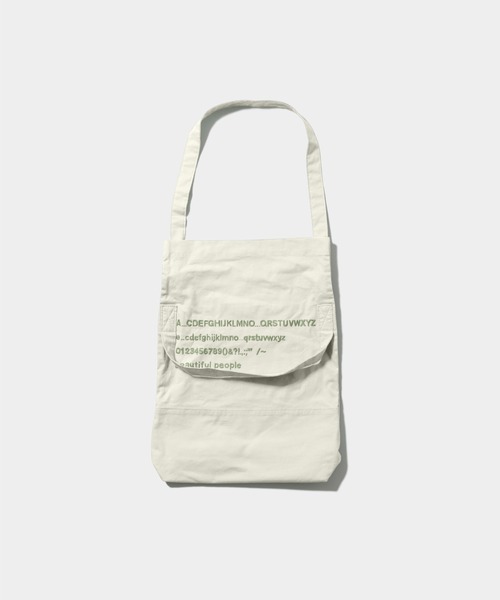 ■beautiful people■alphabet embroidery marche flip bag alphabet embroidery marche flip bag – beautiful people