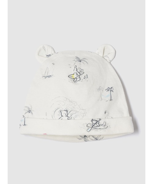 GAP(ギャップ)の「はじめてのお気に入り オーガニックコットン ビーニー 3枚セット (ベビー)(ニットキャップ/ビーニー・キッズ・マルチ・0-3M/3-6M/6-12M)」の4枚目の写真