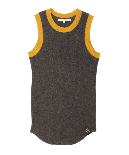 【新品・未使用】UN3D. グリッター　ニット　 タンクトップ　ネイビー セール】GLITTER KT TT / グリッターニットタンクトップ（タンク