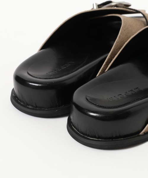 LEPSIM(レプシィム)の「ウェスタンスライドサンダル 494443(サンダル・レディース・サンドベージュ/ブラック・MEDIUM/LARGE)」の21枚目の写真