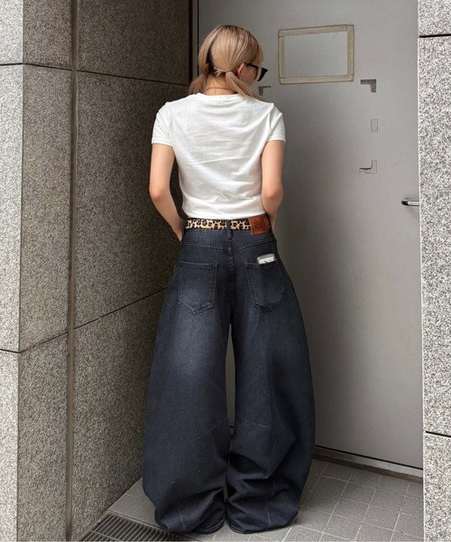 sedacle（セダクル）の「ワイドカーブカラーデニム（デニムパンツ