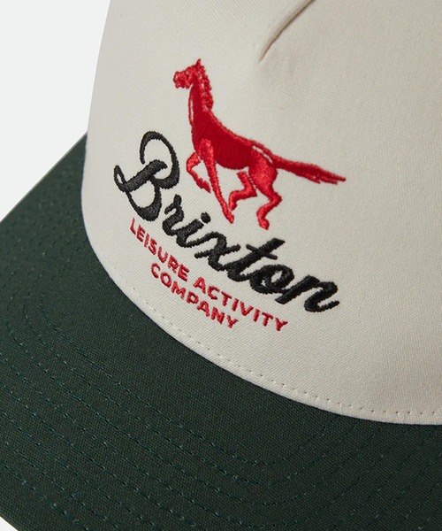 BRIXTON(ブリクストン)の「BRIXTON/ブリクストン LEISURE ACTIVITY MP SNPK キャップ メンズ 夏物 夏服(キャップ・メンズ・ネイビー/グリーン・ONE SIZE)」の15枚目の写真