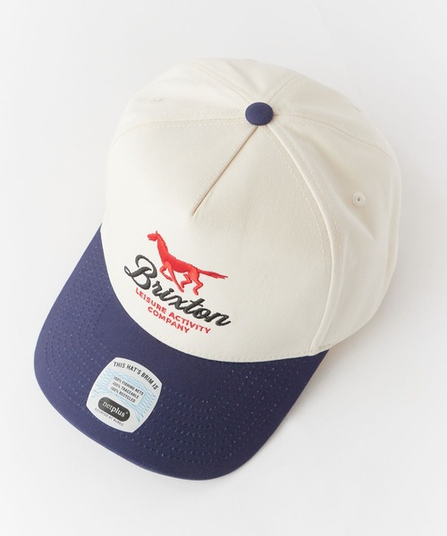 BRIXTON(ブリクストン)の「BRIXTON/ブリクストン LEISURE ACTIVITY MP SNPK キャップ メンズ 夏物 夏服(キャップ・メンズ・ネイビー/グリーン・ONE SIZE)」の12枚目の写真
