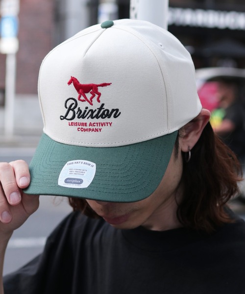 BRIXTON(ブリクストン)の「BRIXTON/ブリクストン LEISURE ACTIVITY MP SNPK キャップ メンズ 夏物 夏服(キャップ・メンズ・ネイビー/グリーン・ONE SIZE)」の17枚目の写真